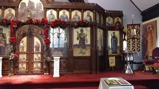 Sveti Nikola church service moliben to all Serbian Saints