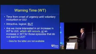 Alan Wein - What is Urinary Urgency and How Should It Be Measured?