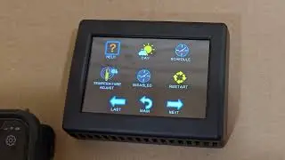 How to adjust the displayed temperature on a Micro-Air EasyTouch RV Thermostat to match other units
