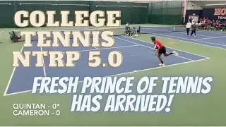 Division 2 College Tennis Highlights, #2 Singles, Hope College Vs. Davenport U. NTRP 5.0
