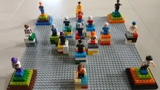LEGO Minifigure Army in Formation &ndash; Creative Block Art!