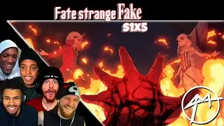 THERE'S SO MANY POWERFUL PEOPLE! | Fate/Strange Fake Episode 5 REACTION!