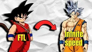 How fast is goku? (Multiple scaling's)