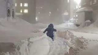 What is happening in the world ! Incredible scenes from the continuous snowy chaos in Japan ! !