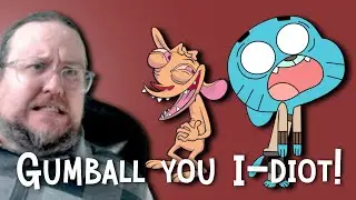 Style Swapping Gumball with ren and stimpy Style Drawing Challenge