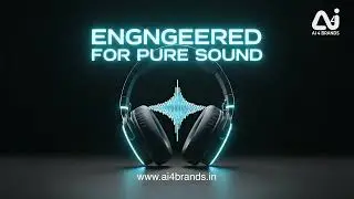 Headphones Silence Upgraded: Premium AI Product Showcase for Audio Brands #ai4brands