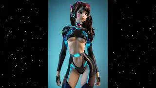 🌟💥Meet D.Va from Overwatch: The Ultimate PVC Figure!💥🎮