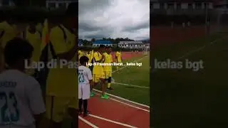 Lapangan kabupaten terbaik di SUMBAR , rumputnya kelas international tinggal bikin tribunnya aja