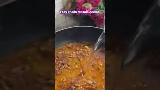#simple khada masala qema#testy #easyrecipe #quick recipe #shortvideo #food #cooking video #kitchen