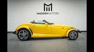2000 Plymouth Prowler Roadster Yellow over Black Interior for Sale