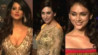 Bollywood Divas Sizzle The Ramp At LFW 2013