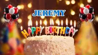 JEREMY Happy Birthday To You 🎉 | Birthday Wishes, Song & Gift