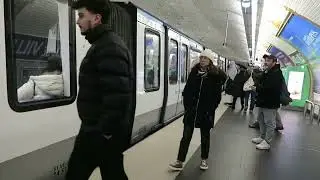 Paris Metro Line 11 MP14 Trains Extravaganza 8 January 2025