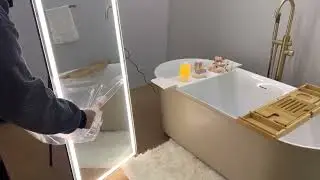 How to choose a Full Length LED Mirror？  - Unboxing and Using display