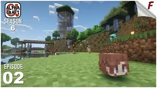 AlphaCraft S6 Эпизод 2 | Строительство и ловля рыбы