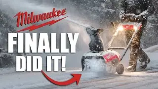 Most Powerful Cordless Snow Blower? Milwaukee M18 FUEL 3036-22HD