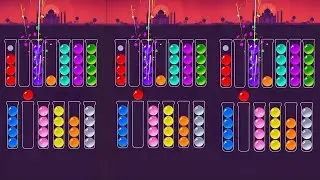 Color Sort Puzzle Game 🧠 | Ball Sort Puzzle Level Challenge | Satisfying Puzzle Gameplay 