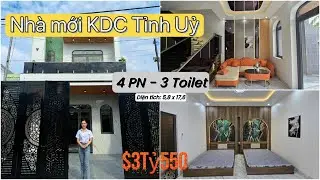 Nh&agrave; mới KDC Tỉnh Uỷ, c&aacute;ch KĐT Ph&uacute; Cường 200m, 5.8mx17,6m , 4 ph&ograve;ng ngủ- 3 toilet | 3tỷ550