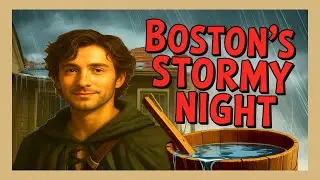 Clyde Listens to a Rainstorm in Colonial Boston | Sleep Story for Adults with Soft Rain Sounds 🌧️