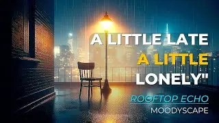 🌙 A Little Late, A Little Lonely | Rooftop Echoes 🎷
