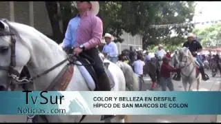 COLOR Y BELLEZA EN DESFILE HÍPICO DE SAN MARCOS DE COLON