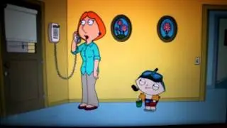 Stewie waiting for Lois