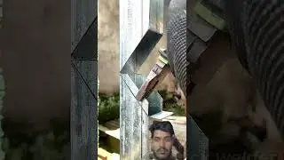 creative cutting ideas 90 degree joint #welding #welder #welders #indiastickwelder