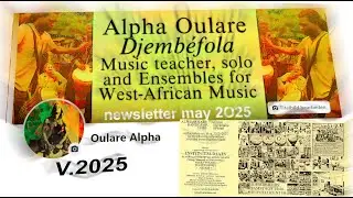Alpha Oulare & Sug&eacute; #Newsletter #May2025 #worldmusic #westafrica #manding *