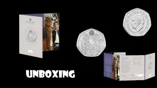 Star Wars Han Solo and Chewbacca 2024 UK 50p Coin Royal Mint #starwars