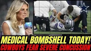 MEDICAL SCARE: Cowboys fear SERIOUS CONCUSSION and 2025 dreams COLLAPSE | Cowboys News