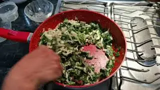 Tortitas de setas con espinacas