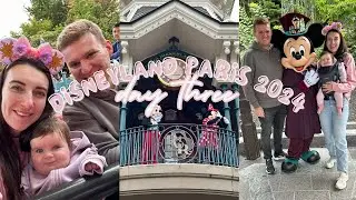 DISNEYLAND PARIS DAY THREE ✨ Disneyland Park with our 8 month old | Meeting Mickey Mouse and rides 🎢