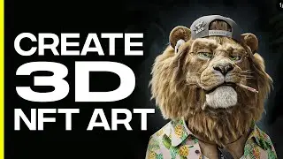 How To Make A 3D NFT Art - EASY!