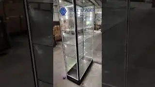 Glass display case #glasscabinet #glassstand #showcase #glass #smoke #cosmetics