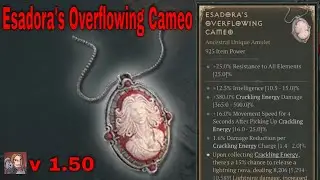 Diablo IV Unique Items - Esadora's Overflowing Cameo (Sorc amulet)[v1.5.0]