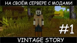 Vintage story на своём сервере с  топовыми модами #1