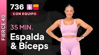 Día 12 Fierce-40 | Bíceps & espalda | Rutina en casa | Espalda fuerte | Brazos fuertes