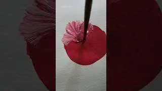Easy flower painting idea 🩷🌼 #art  #artwork  #shorts  #shortsfeed  #painting  #acrylicpainting