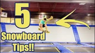 5 Snowboard Tricks to Practice on a Trampoline!