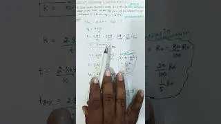 First Order Reaction 🔥 50% to 80% Time | Chemical Kinetics | Class 12 Boards #shorts #cbse