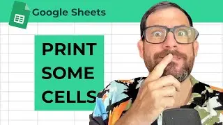 How To Print Selected Cells In Google Sheets