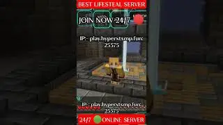 Best Lifesteal SMP Servers for Minecraft (24/7 Online) #minecraft #minecraftserver #shortvedio #meme