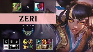 Zeri Top vs Yone: Triple Kill, Legendary - KR Challenger Patch 14.15