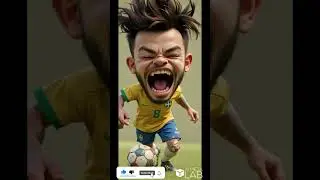 AI-generated Shorts Video (football) #shorts #short #shortvideo #ai #sports