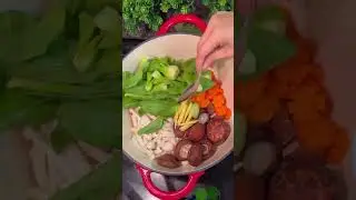 Famous  japanese sumo stew #restlerfood #comfortfood #japanesefood #chankonabe #sumostew #hotpot