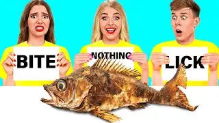 Откуси Лизни или Ничего Челлендж | Съедобная Битва от TeenDO Challenge
