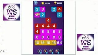 Merge Numbers 2048 Game   | WS Free Games | Shorts #wsfreegames #shortsvideo #gaming