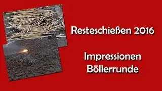 R&ouml;der Feuerwerk - Impressionen vom Resteschie&szlig;en 2016