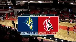 Carthage Men's Basketball vs. Augustana 2022_2_12