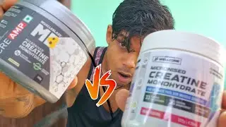 MuscleBlaze Micronised Creatine Monohydrate Vs Wellcore Creatine | Honest Review Video After Use